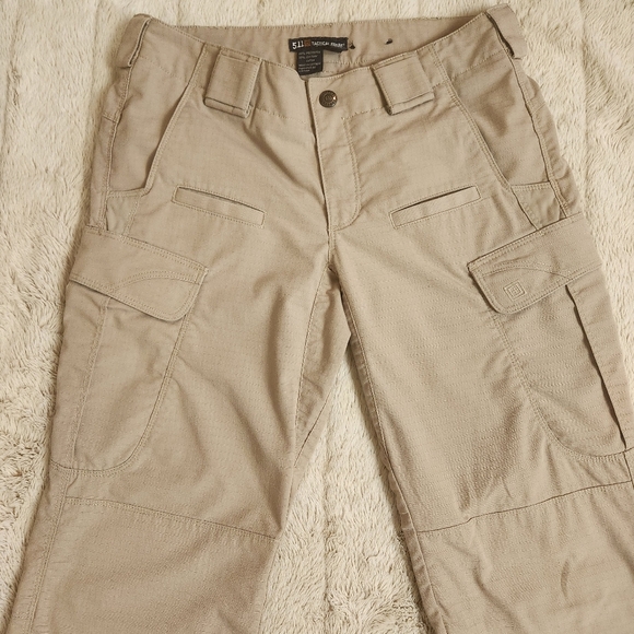 Women's tactical pants Cargo pants Tan color Pockets durable 5.11 TACTICAL SR - Picture 9 of 15